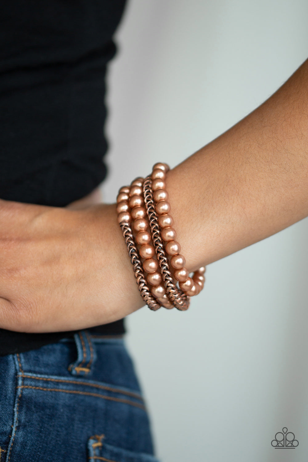 Paparazzi Industrial Incognito - Copper Bracelet