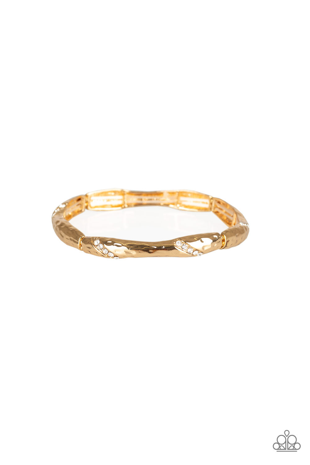 Paparazzi Watch Out For Ice - Gold Bracelet