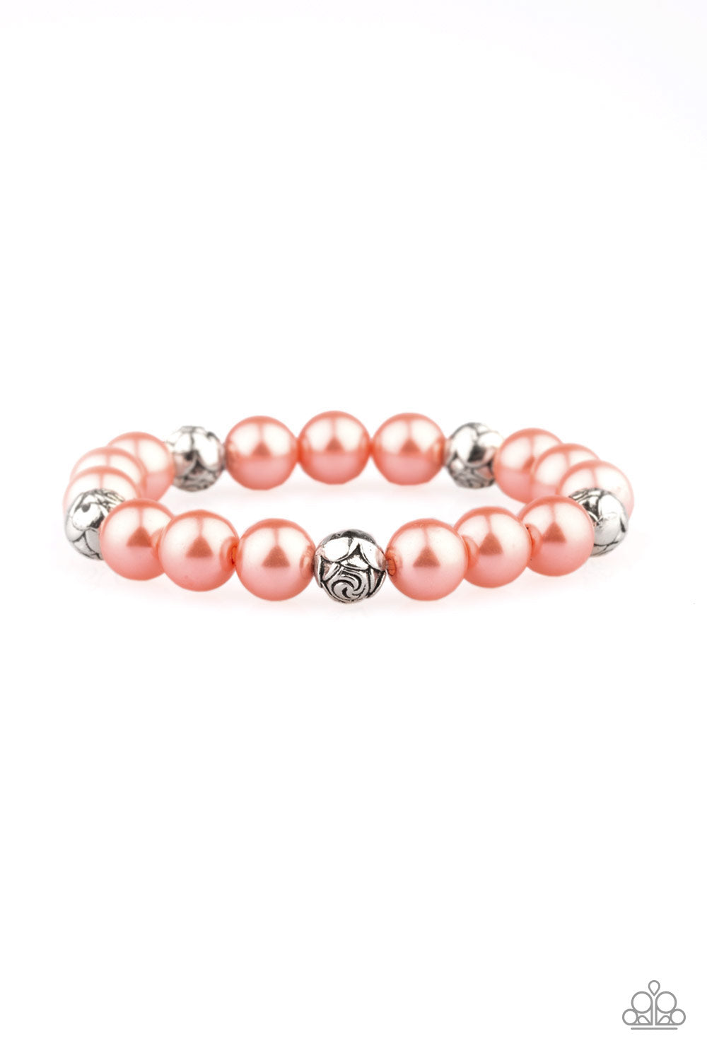 Paparazzi Rosy Radiance - Orange Bracelet