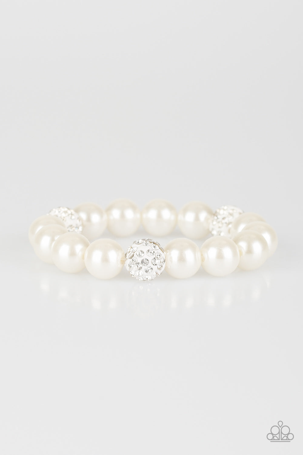 Paparazzi Cake Walk - White Bracelet