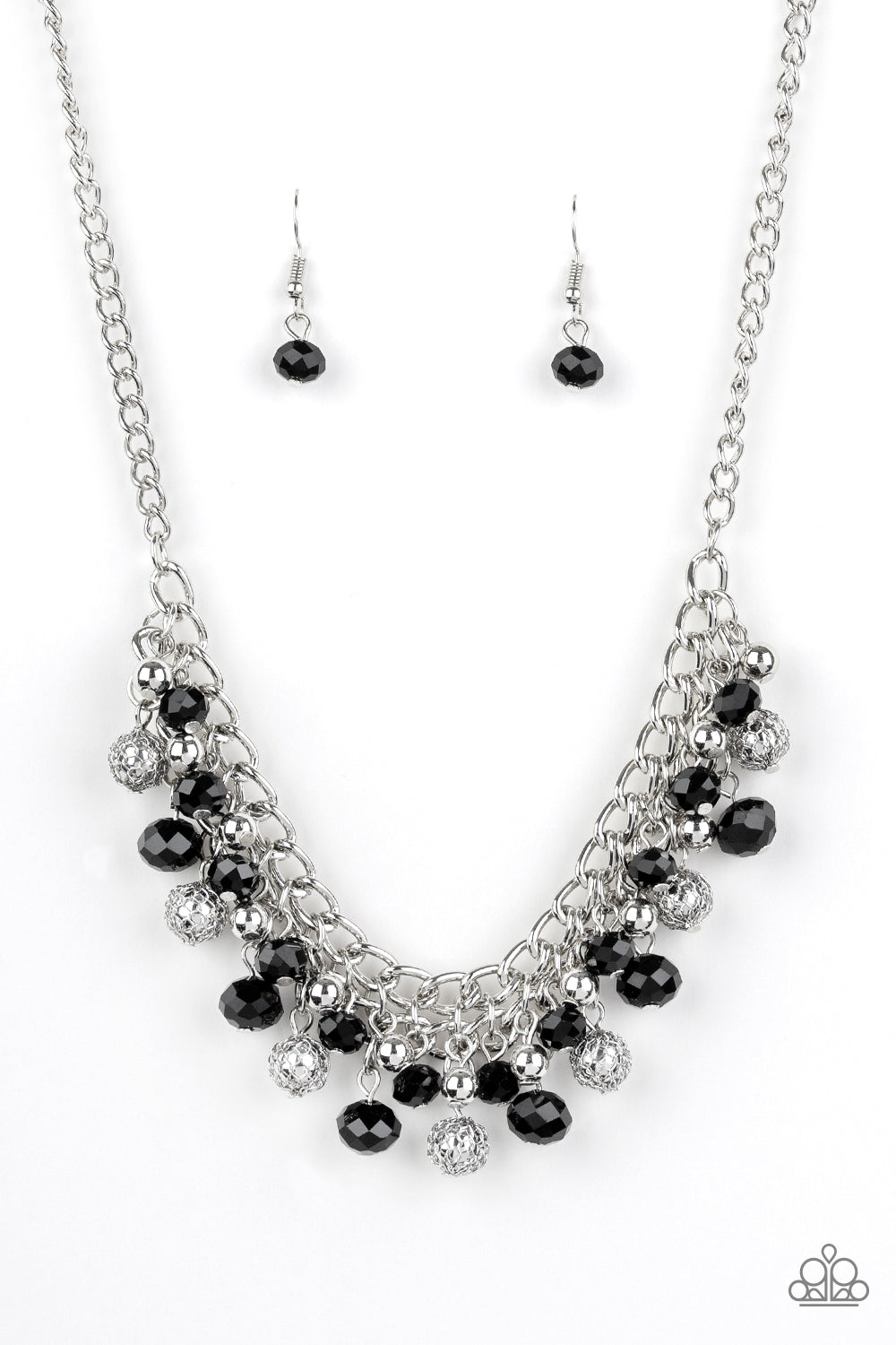 Paparazzi Party Spree - Black Necklace