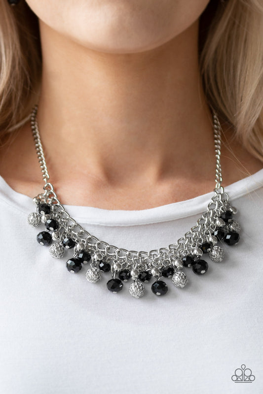 Paparazzi Party Spree - Black Necklace