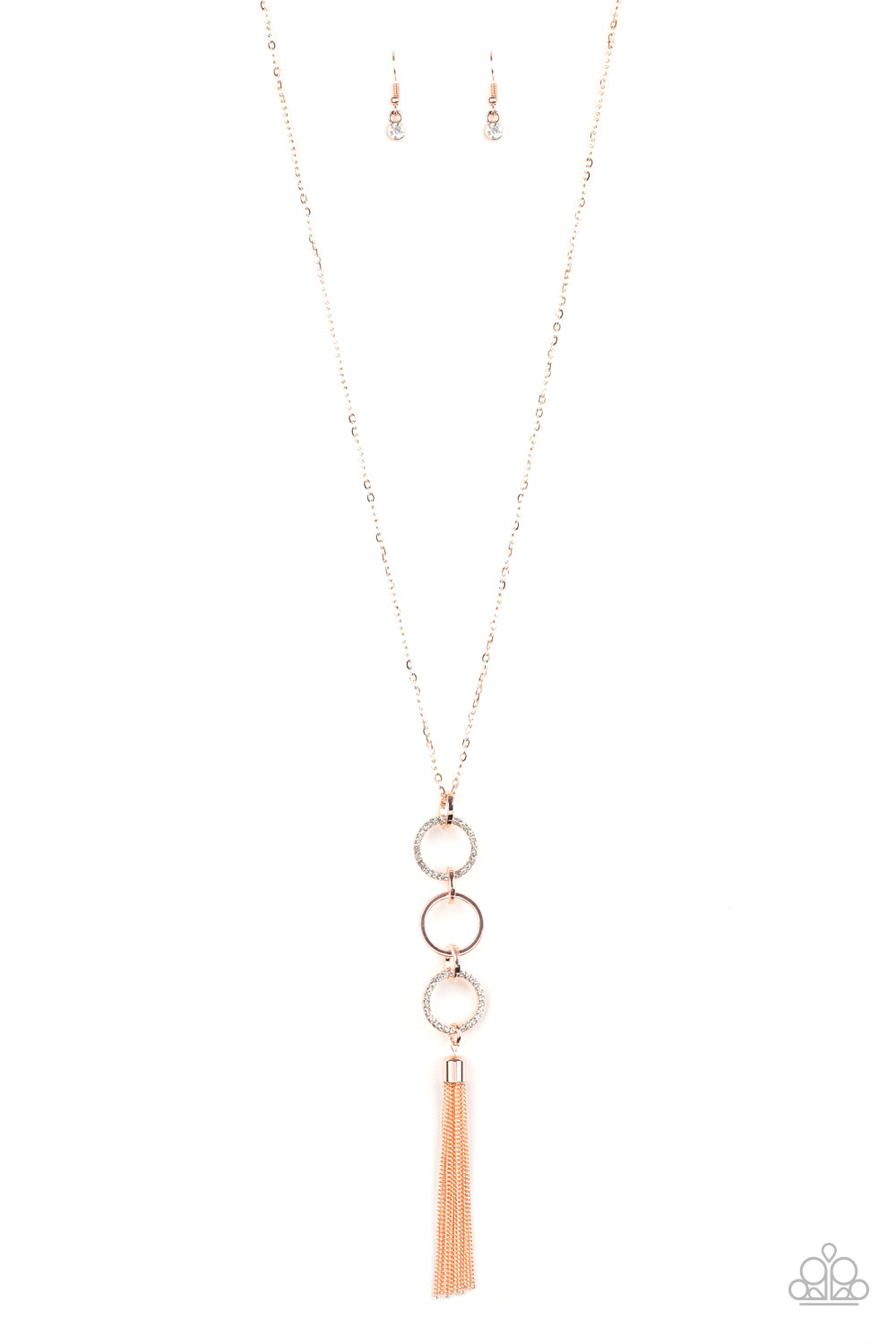 Diva In Diamonds - Rose Gold Necklace