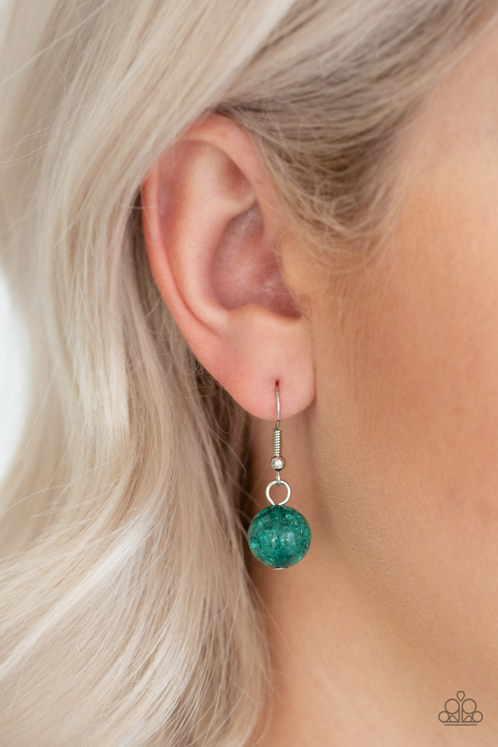 Paparazzi Shimmer Simmer - Green Necklace