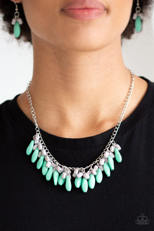 Paparazzi Bead Binge - Green Necklace