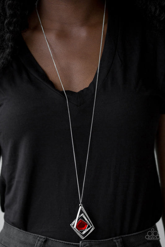 Paparazzi A MODERN Citizen - Red Necklace