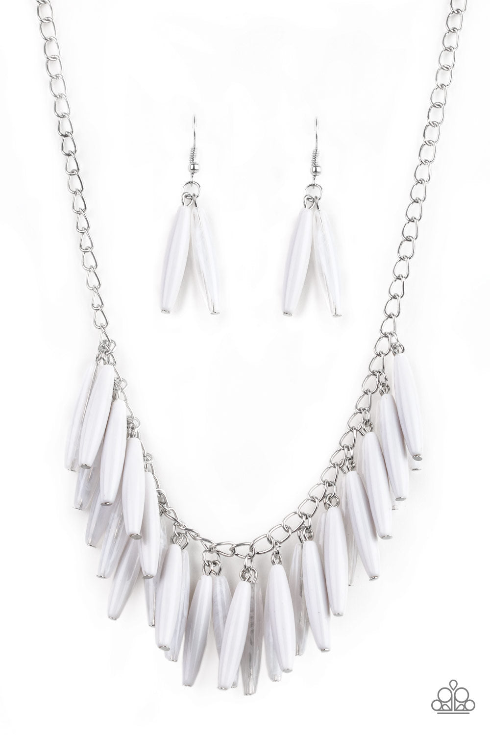 Paparazzi Full Of Flavor - White Necklace