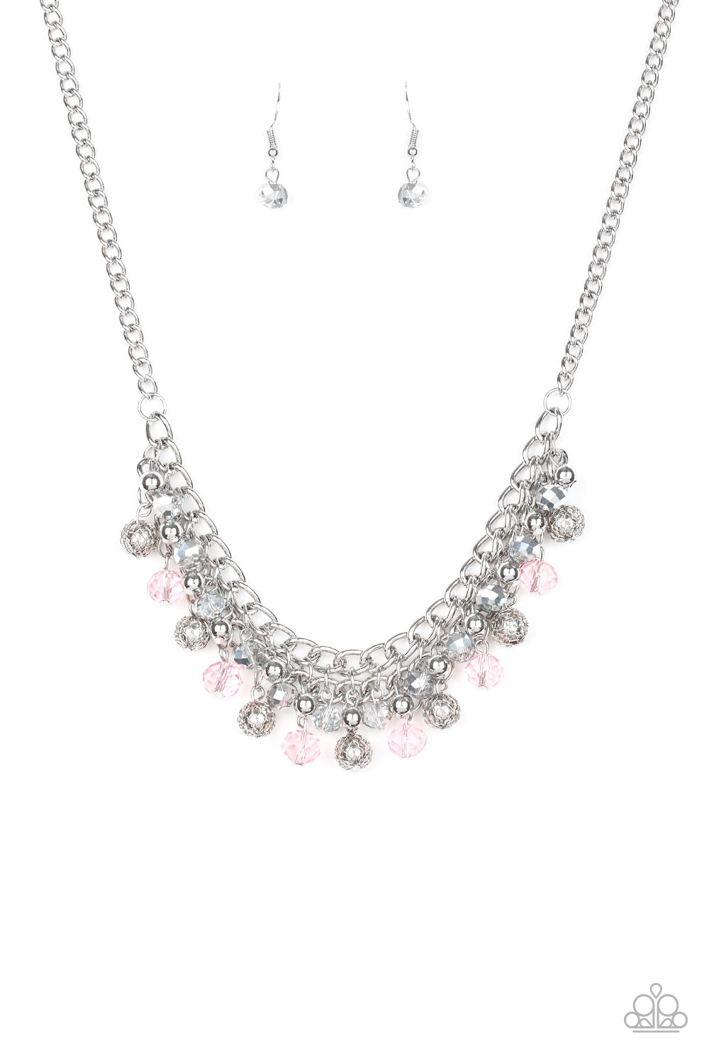 Paparazzi Party Spree - Pink Necklace