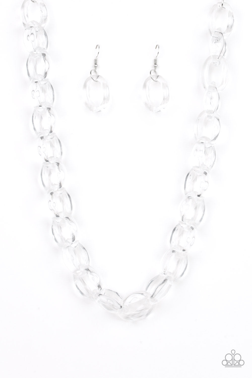Ice Queen - White Necklace