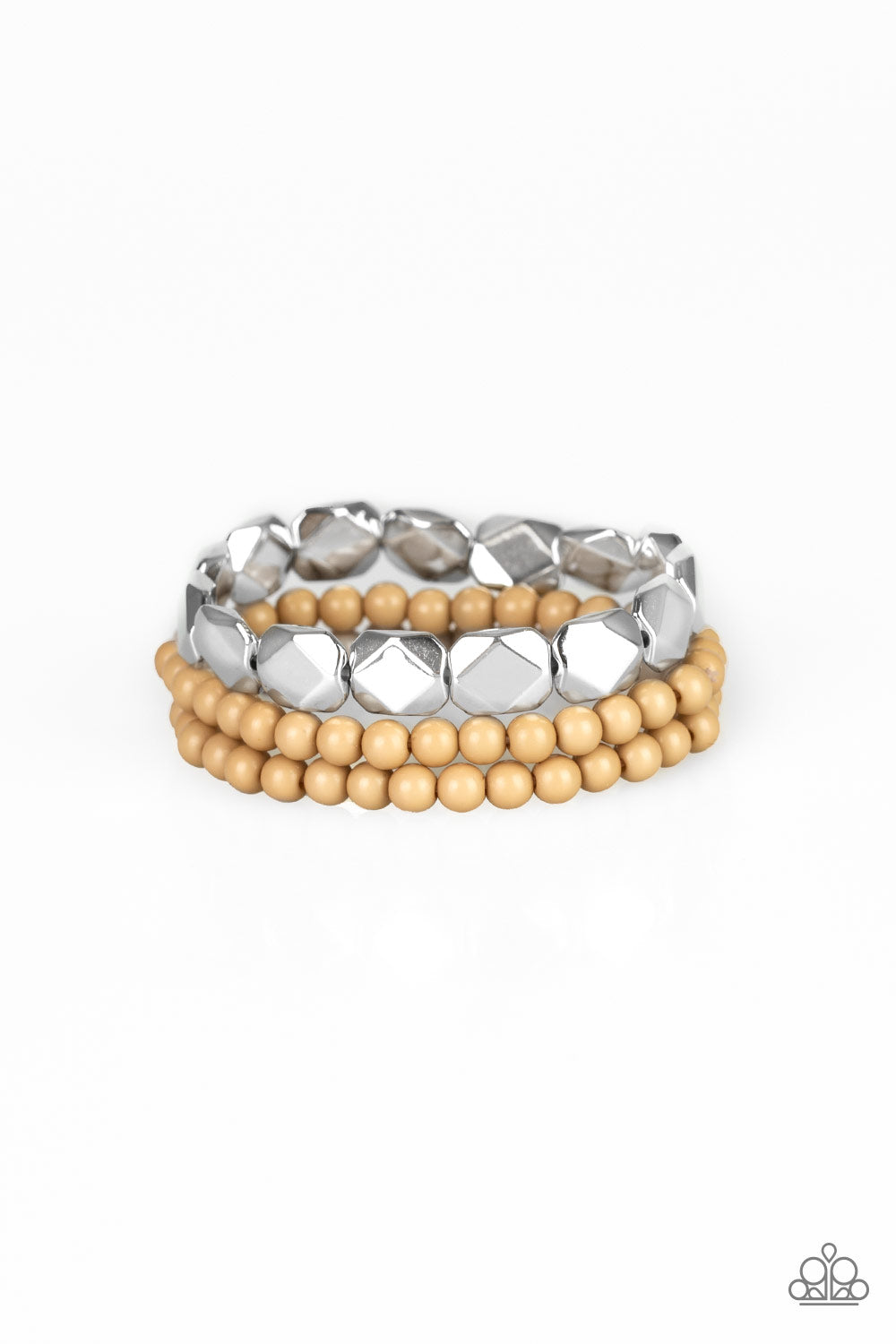 Paparazzi Fiesta Flavor - Brown Bracelet