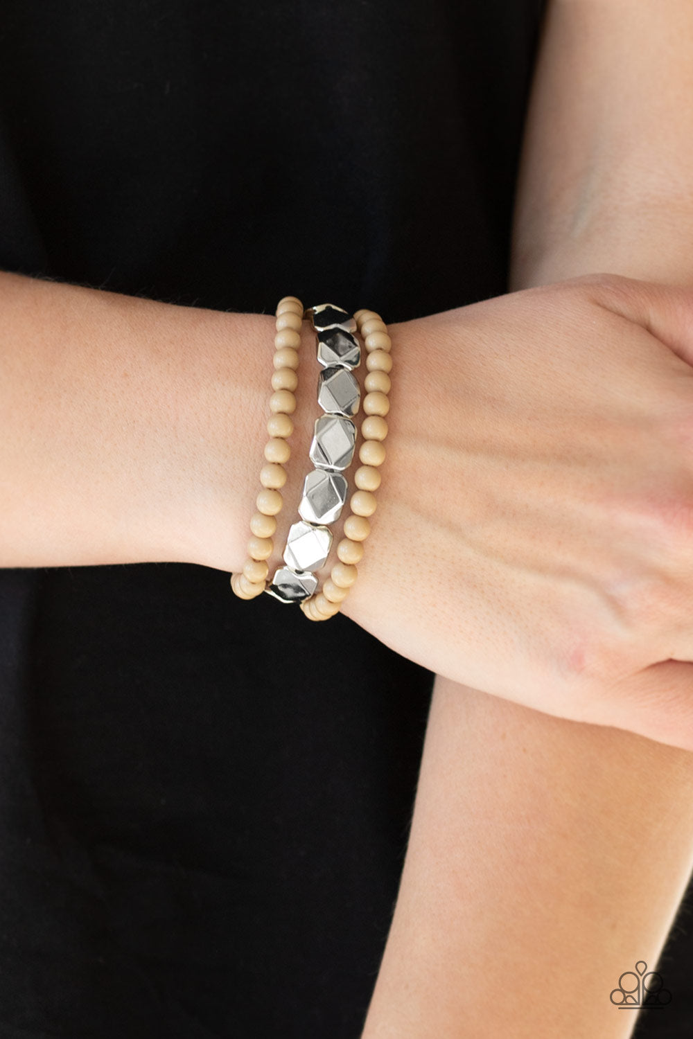 Paparazzi Fiesta Flavor - Brown Bracelet