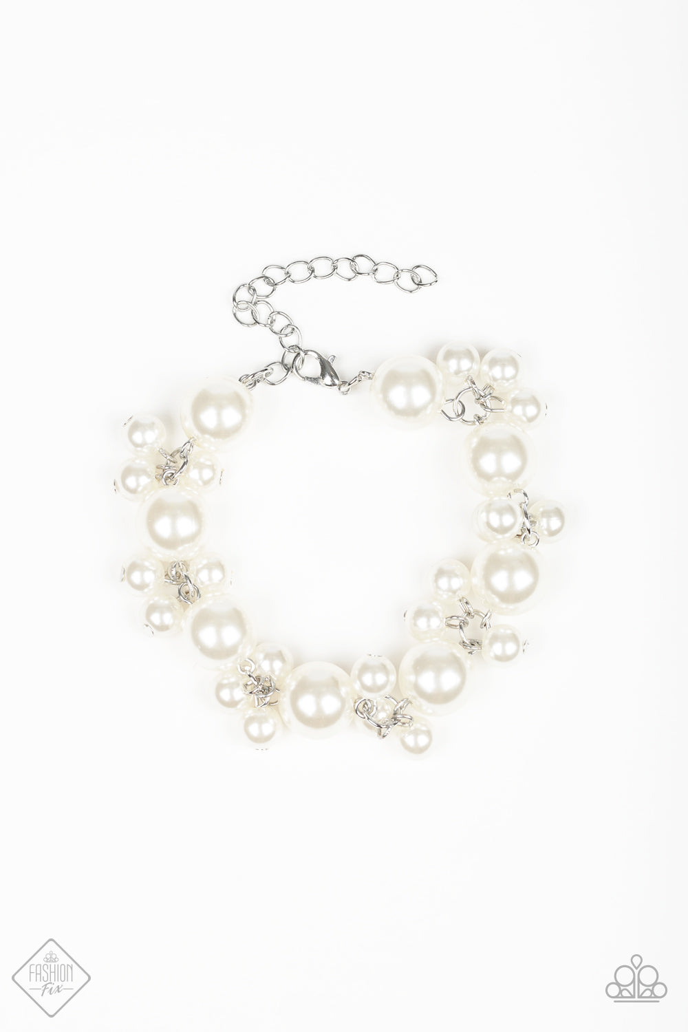 Paparazzi Broadway Ballroom - White Bracelet