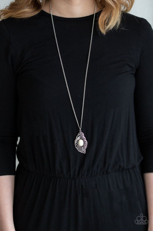 Paparazzi Flight Path - White Necklace