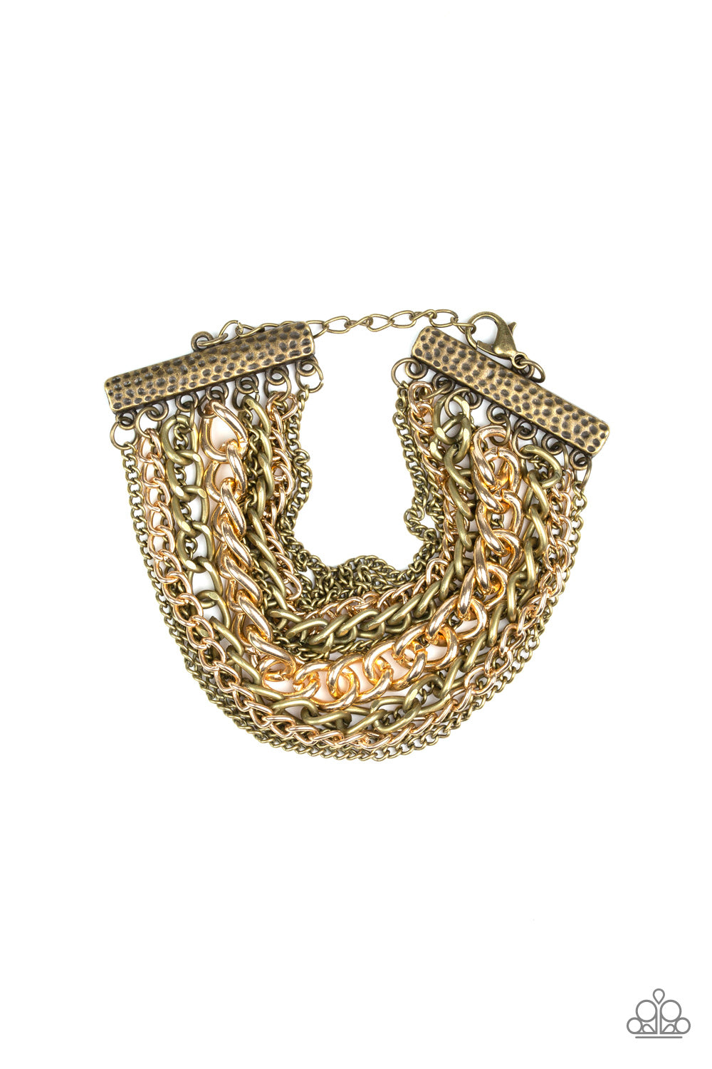 Paparazzi Metallic Horizon - Brass Bracelet