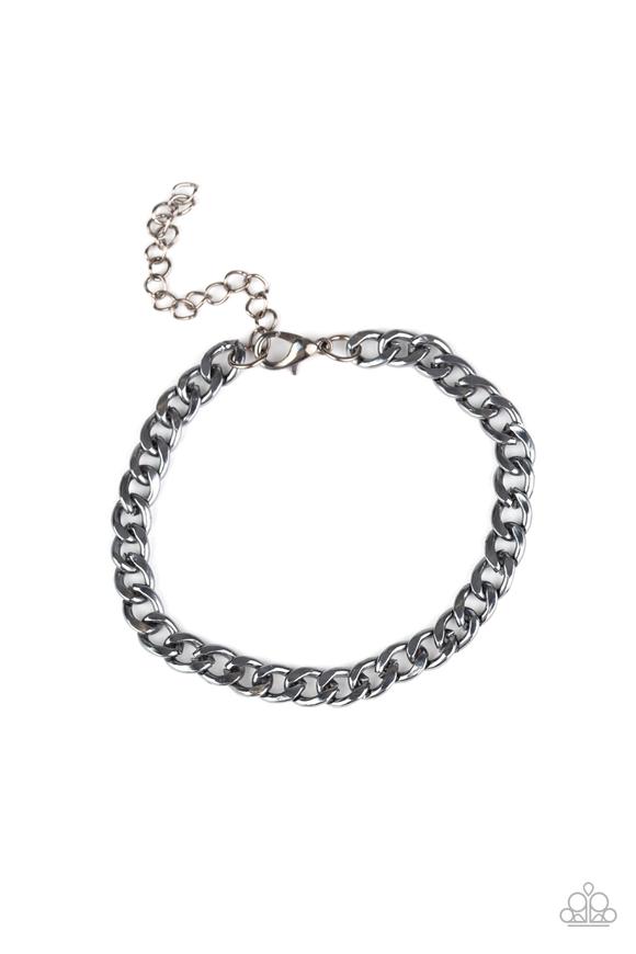 Paparazzi Halftime - Black Chain Urban Bracelet
