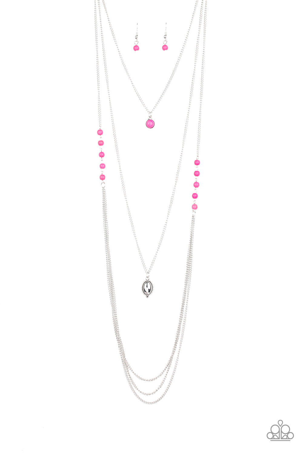 Paparazzi The Pony Express - Pink Necklace