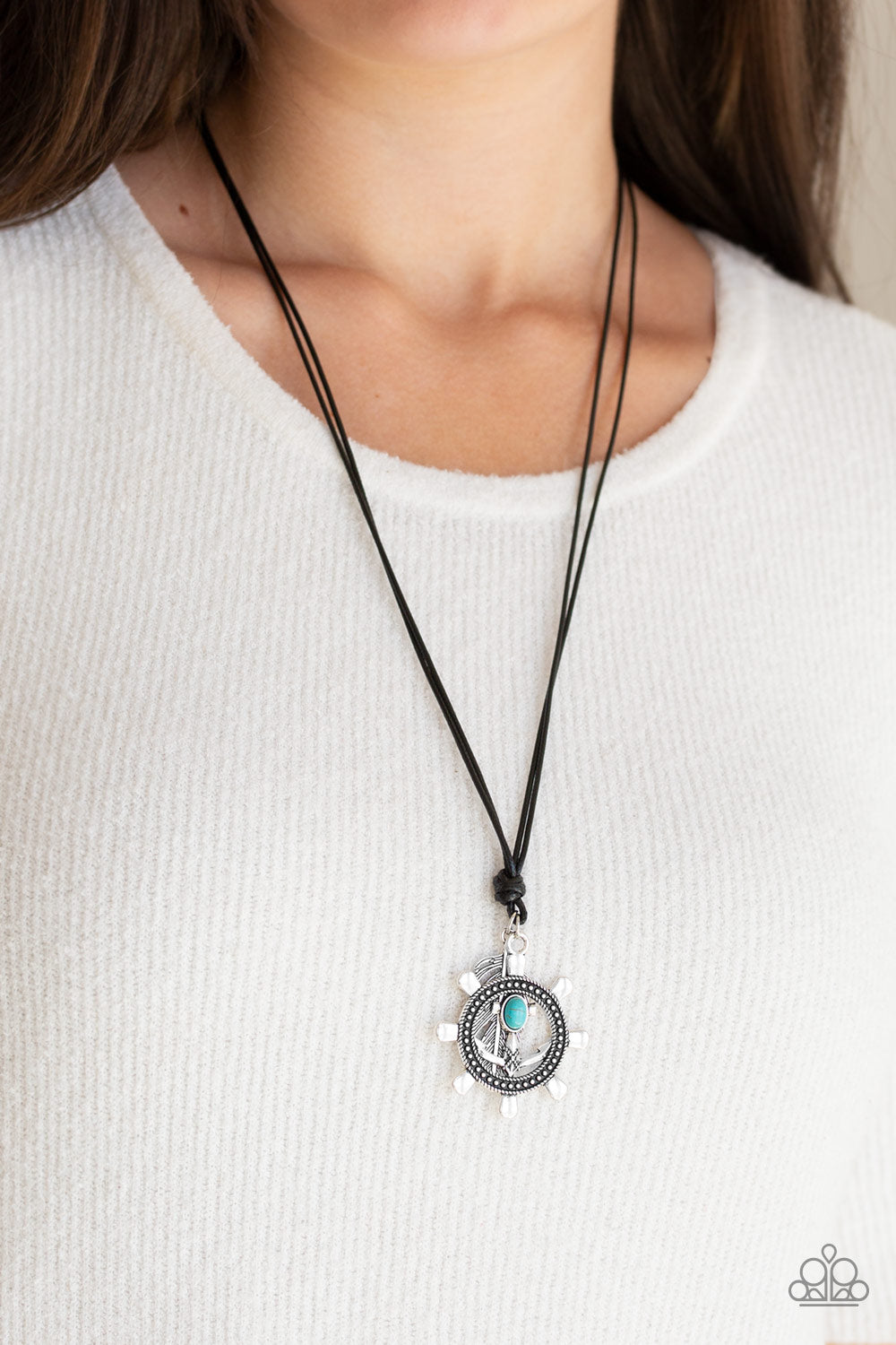 Paparazzi Sea Bird - Blue Urban Necklace