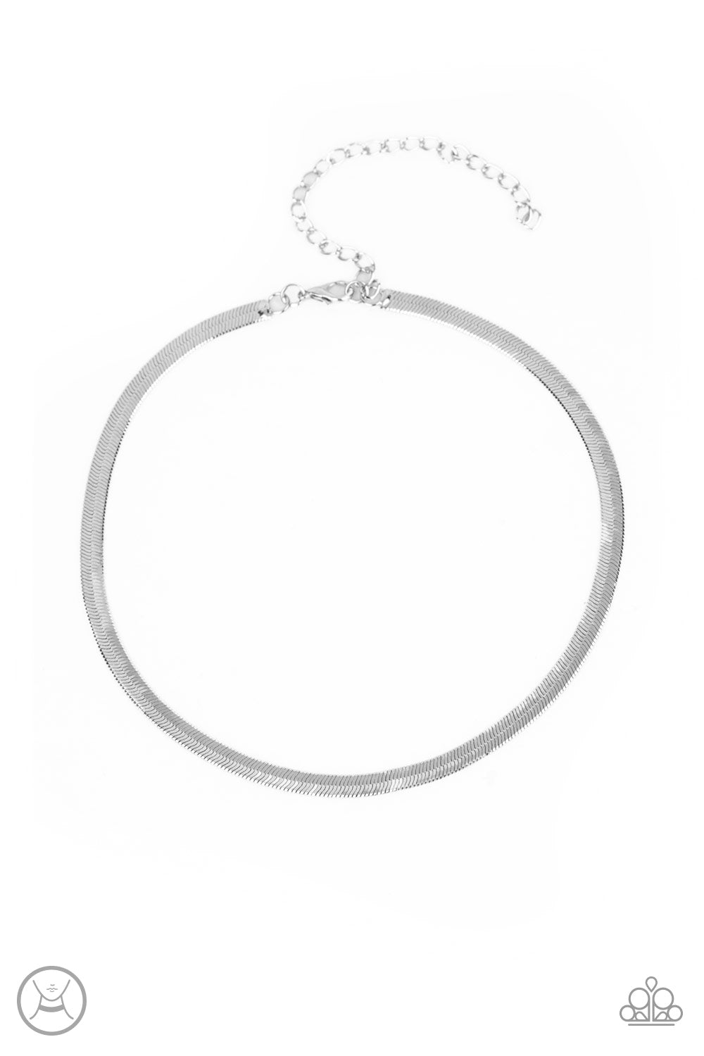 Paparazzi Serpentine Sheen - Silver Choker
