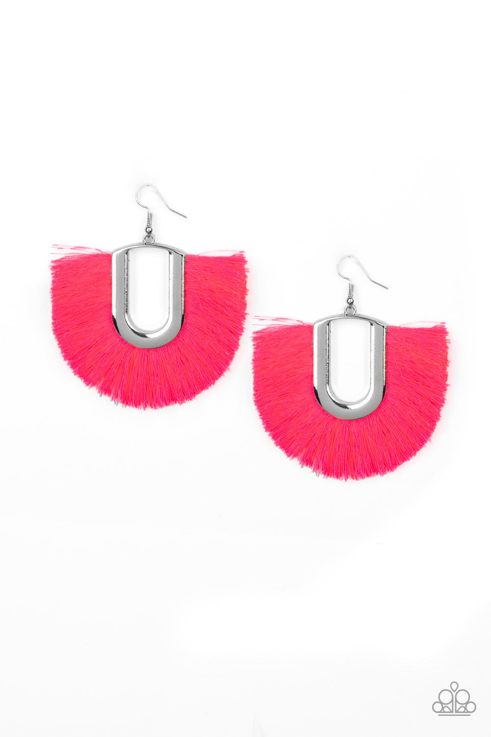 Tassel Tropicana - Pink Earrings