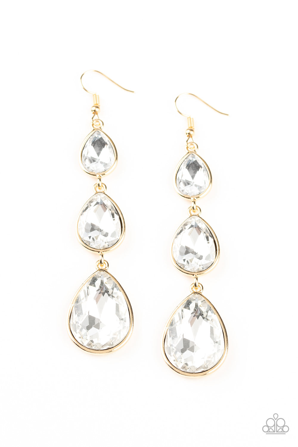 Metro Momentum - Gold Earrings