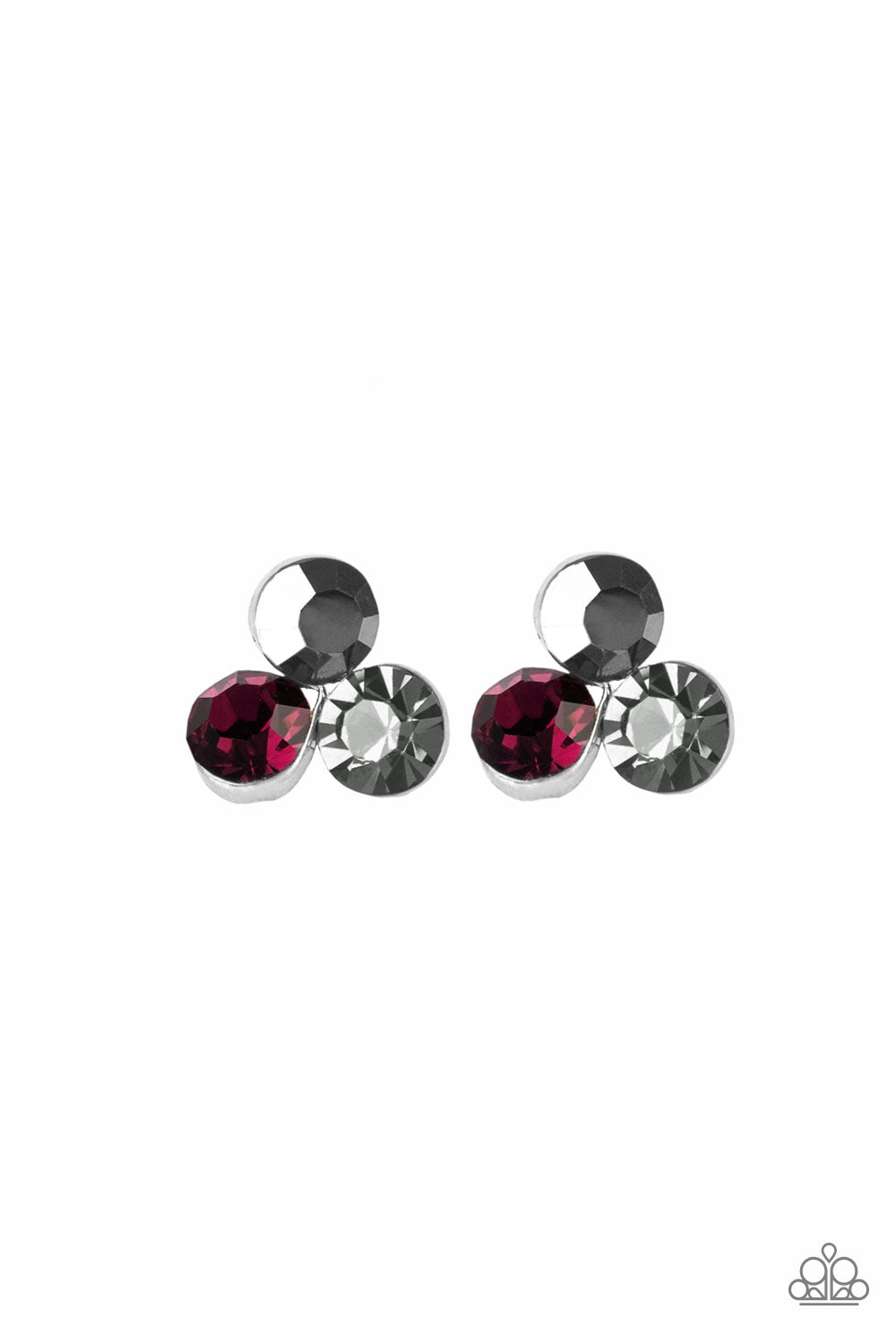 Paparazzi Everything Must GLOW!- Purple Post Earrings