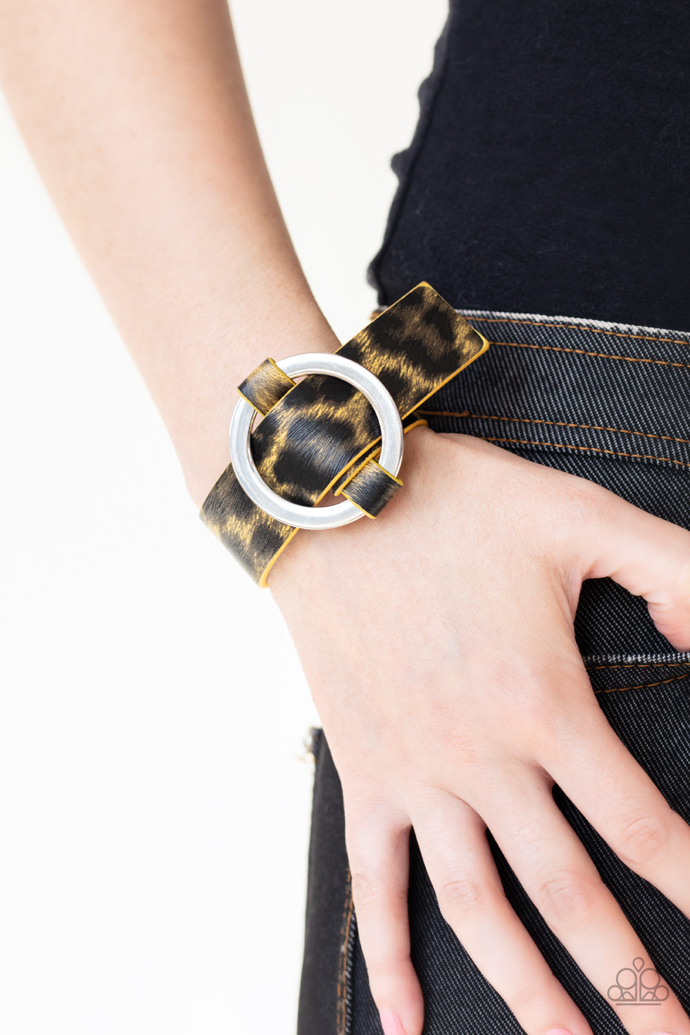 Paparazzi Jungle Cat Couture - Yellow Urban Bracelet