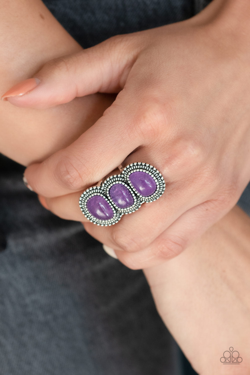 Paparazzi Radiant Rubble - Purple Ring