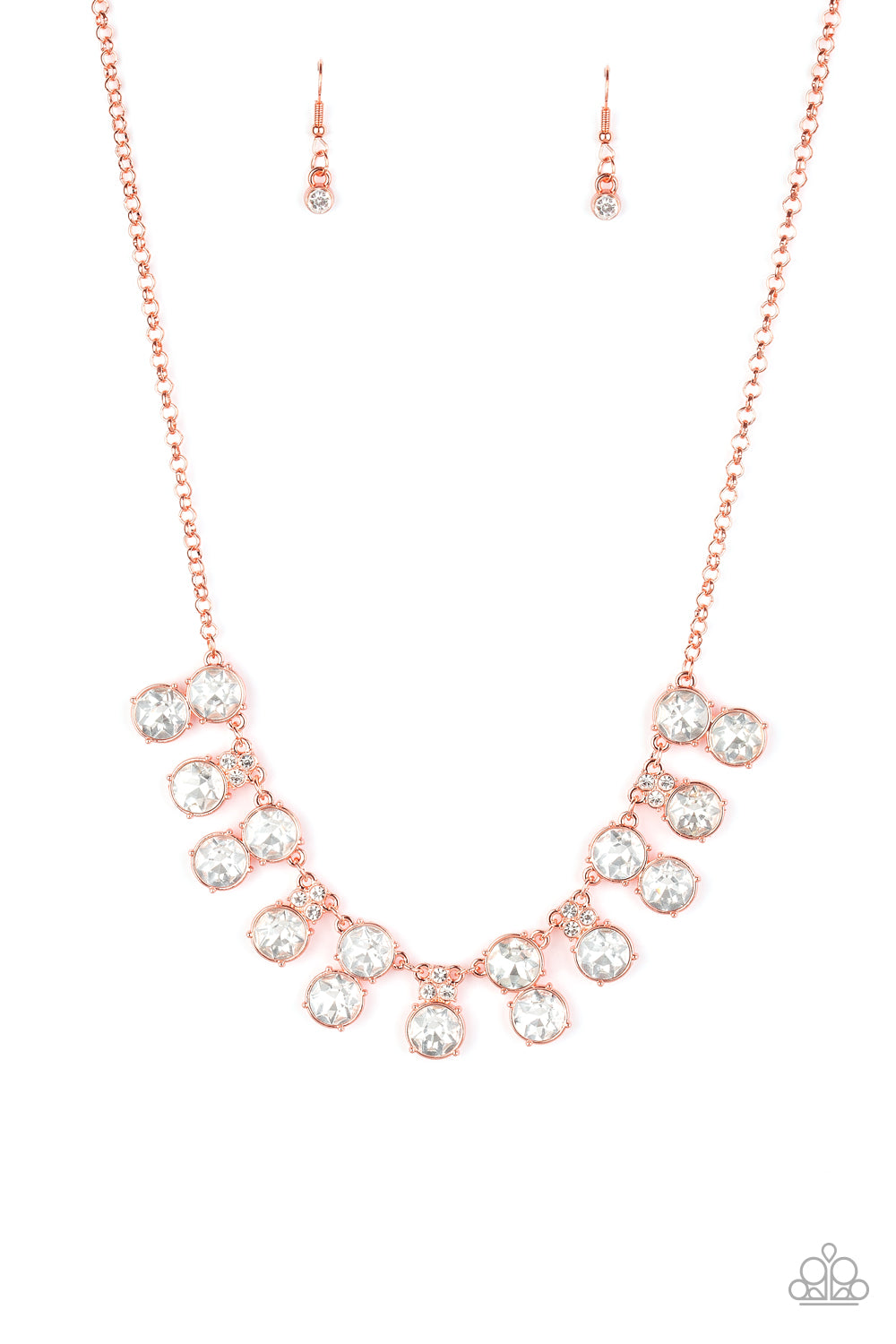 Paparazzi Top Dollar Twinkle - Copper Necklace