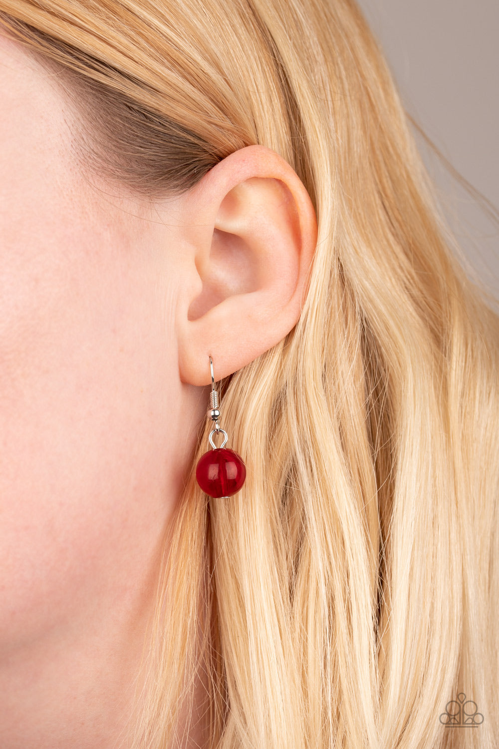 Paparazzi Sorry To Burst Your Bubble - Red Necklace