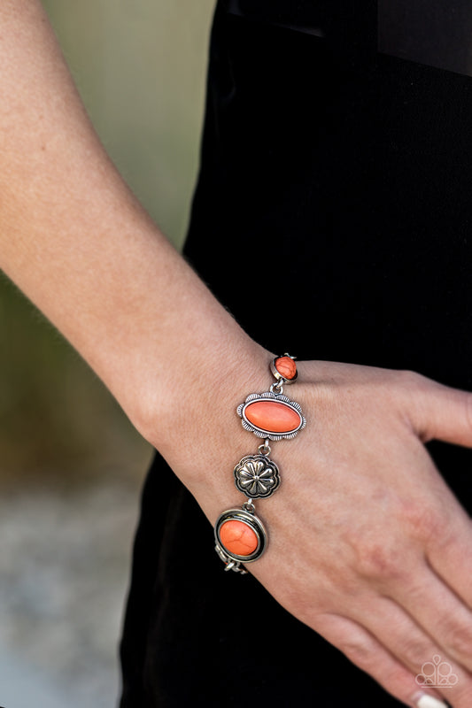 Gorgeously Groundskeeper - Orange Bracelet