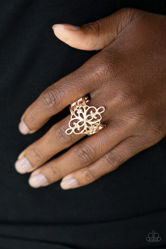Walk The VINE - Rose Gold Ring