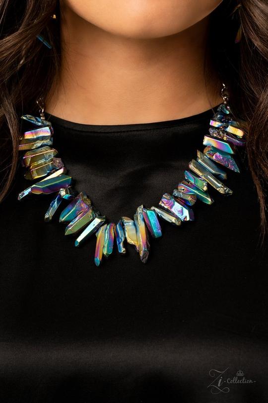 Paparazzi Charismatic - Zi Signature Collection Oil Spill Necklace 2020