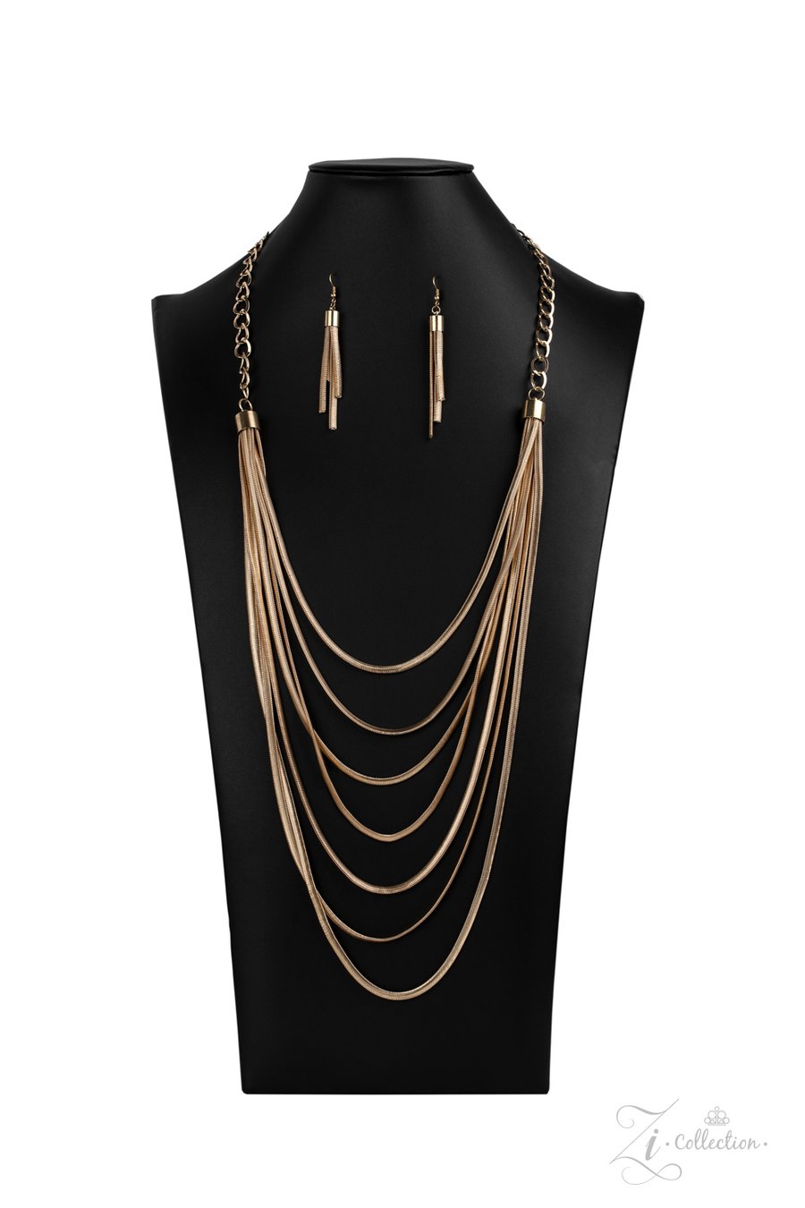 Paparazzi Commanding - Zi Collection 2020 - Gold Necklace