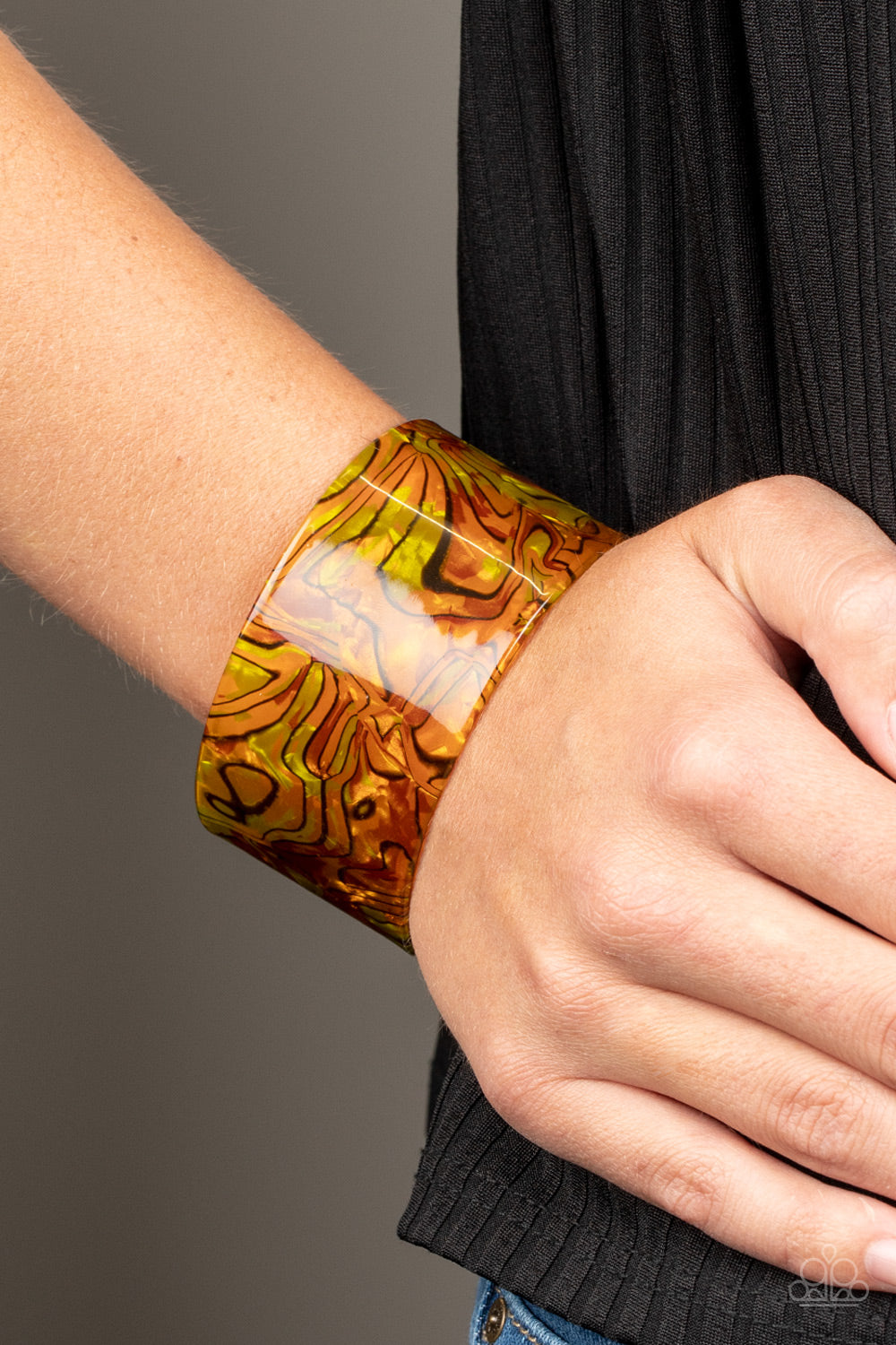 Paparazzi Cosmic Couture - Orange Bracelet