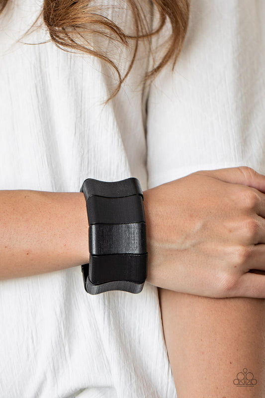 Paparazzi Caribbean Couture - Black Bracelet