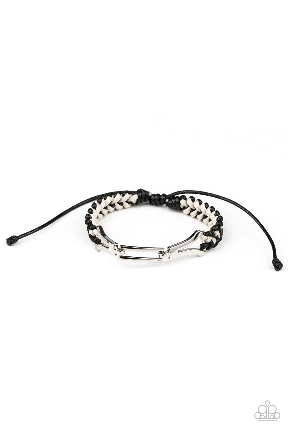 Paparazzi Bungee Bungalow - Black Urban Bracelet