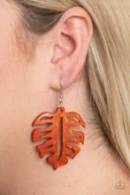 Paparazzi Shake Your PALMS PALMS - Orange Earrings