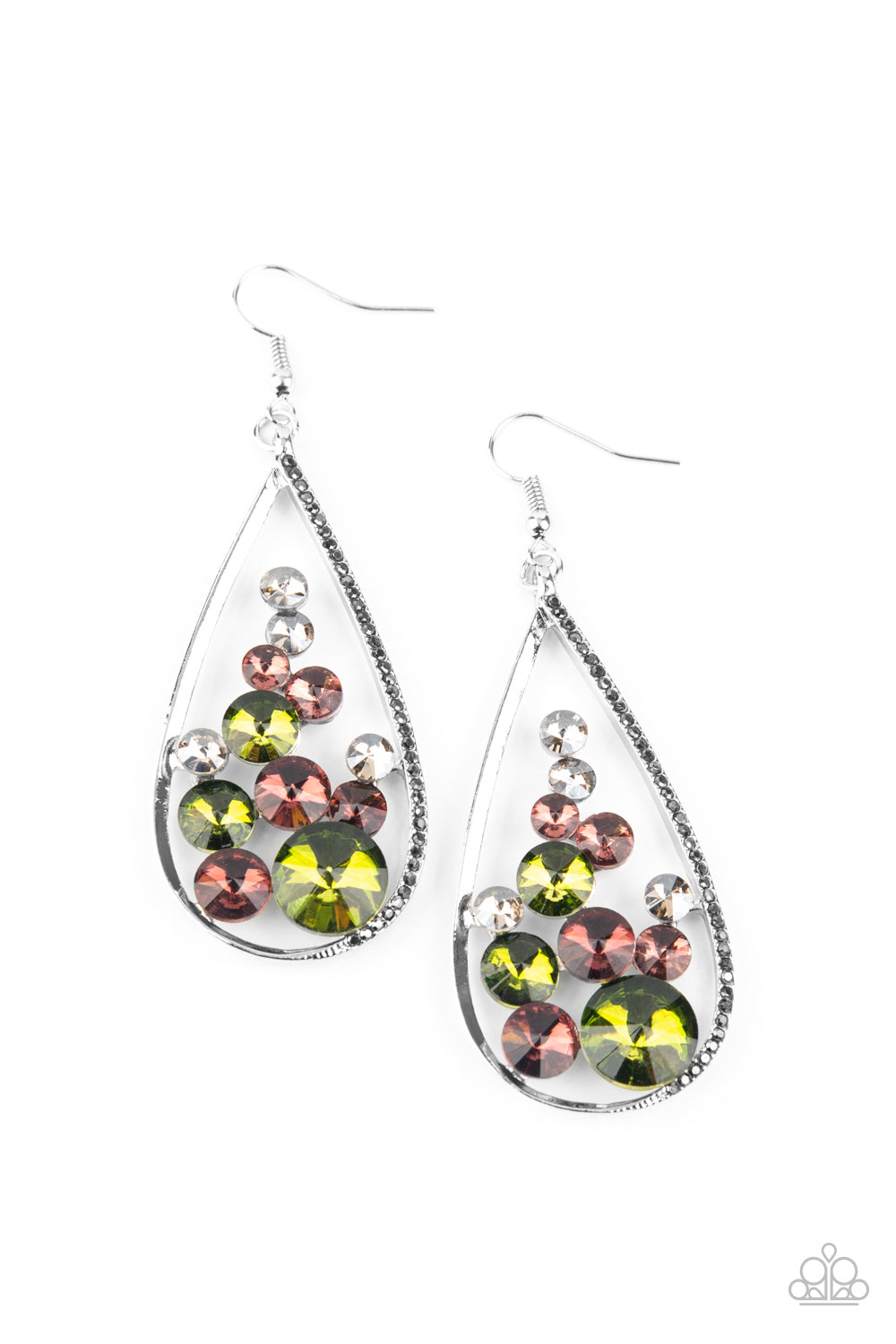 Paparazzi Tempest Twinkle - Multi Earrings