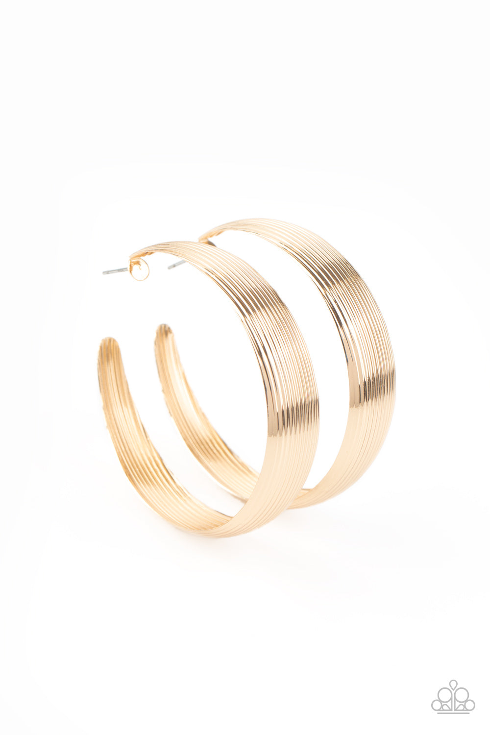 Paparazzi Desert Wanderings - Gold Hoop Earrings