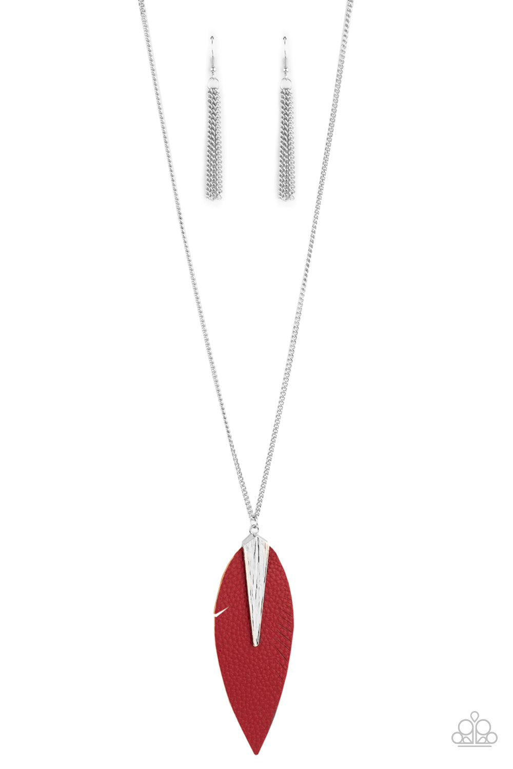 Paparazzi Quill Quest - Red Necklace