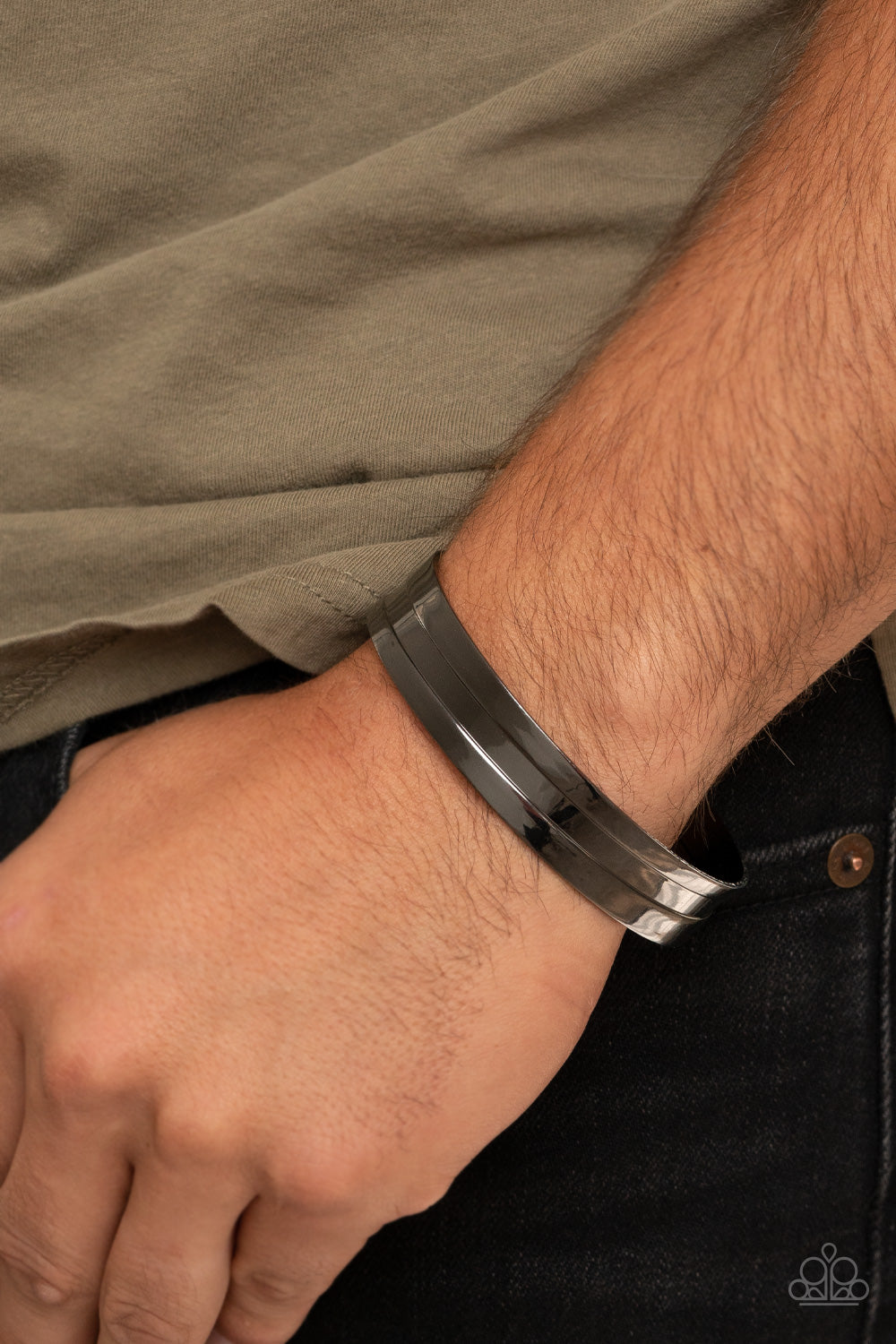 Paparazzi Urban Uproar - Black Bracelet