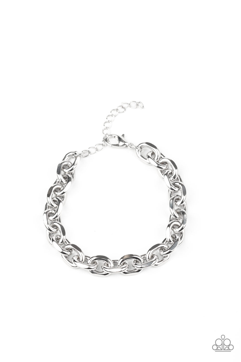 Paparazzi Titanium Titan - Silver Urban Bracelet
