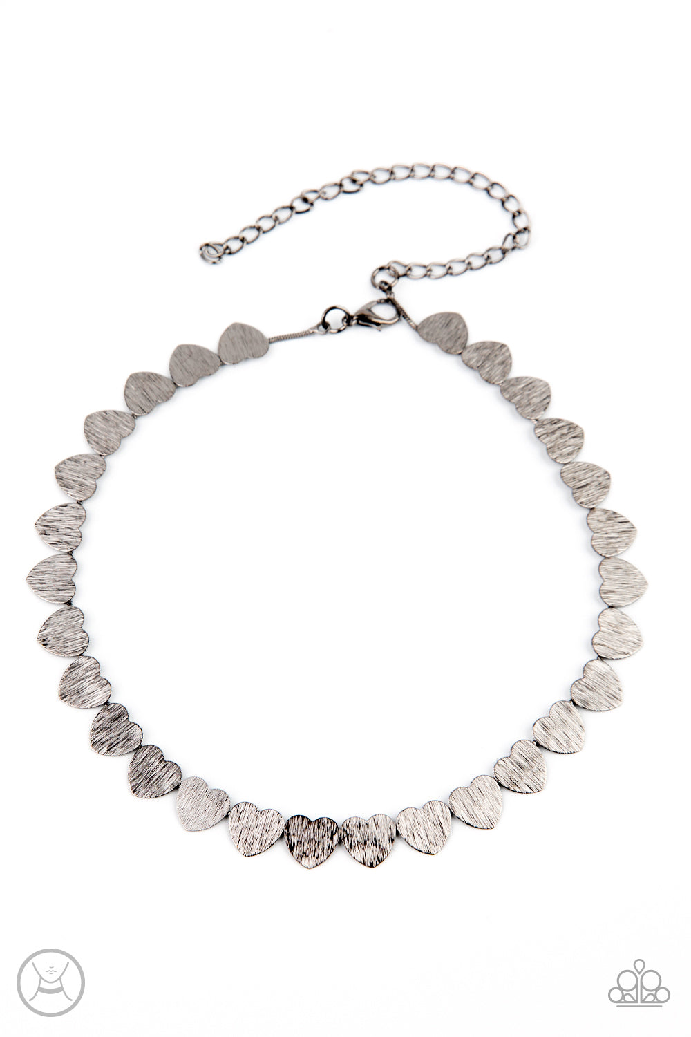 Paparazzi Playing HEART To Get - Black Choker