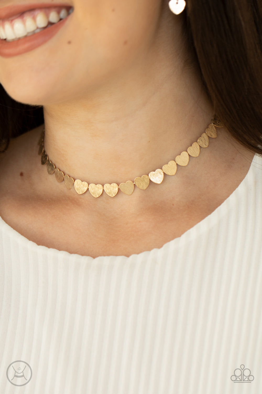 Playing HEART To Get - Gold Choker