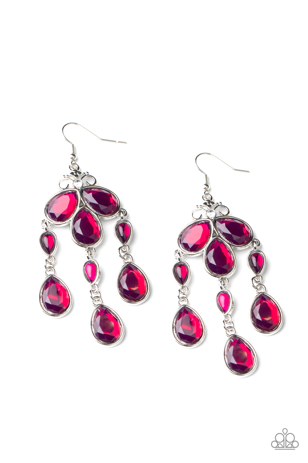 Paparazzi Clear The HEIR - Purple Earrings