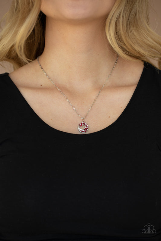 Paparazzi Bare Your Heart - Red Necklace