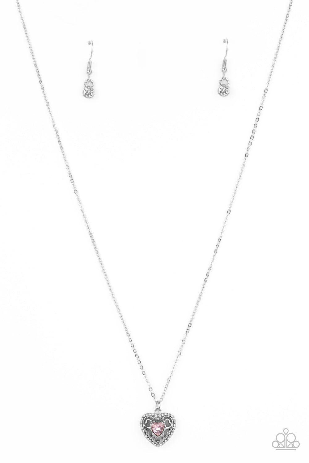 Paparazzi Treasures of the Heart - Pink Necklace