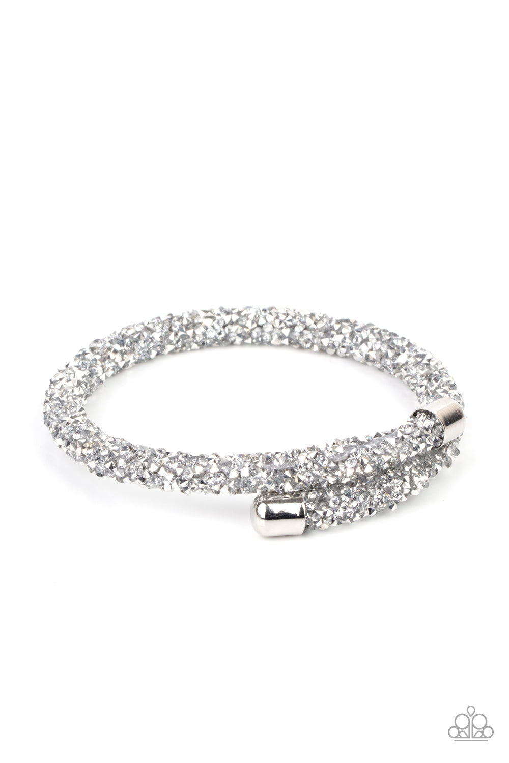 Paparazzi Roll Out The Glitz - Silver Bracelet