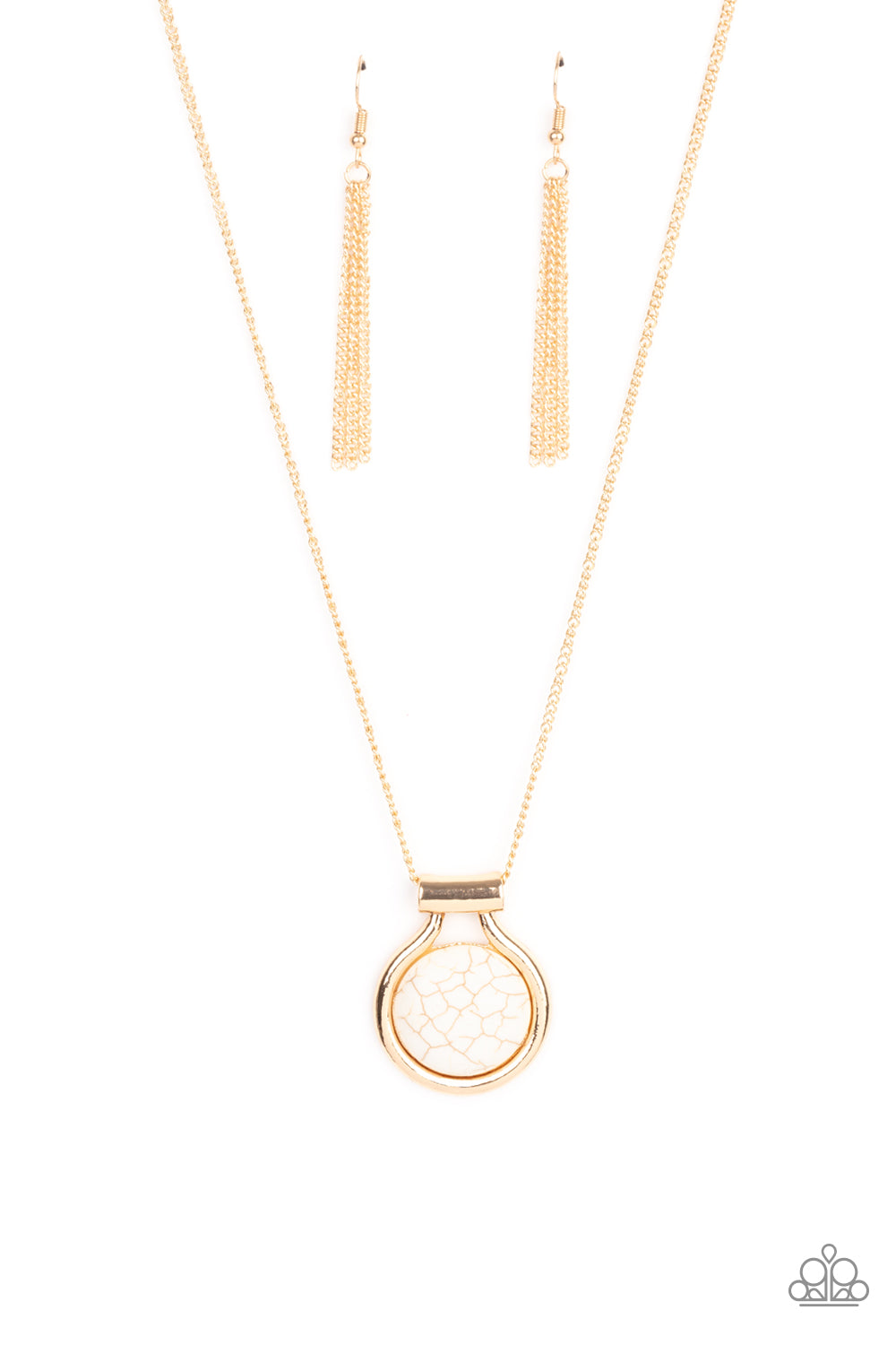 Paparazzi Patagonian Paradise - Gold Necklace