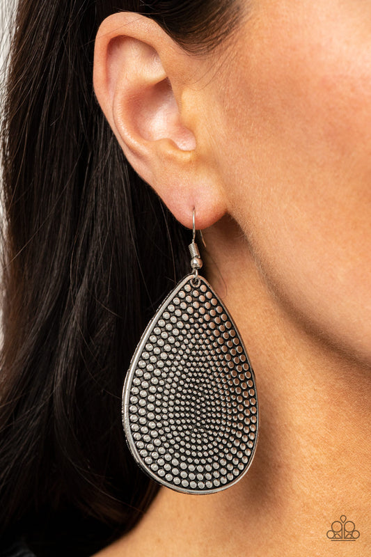 Paparazzi Artisan Adornment - Silver Earrings